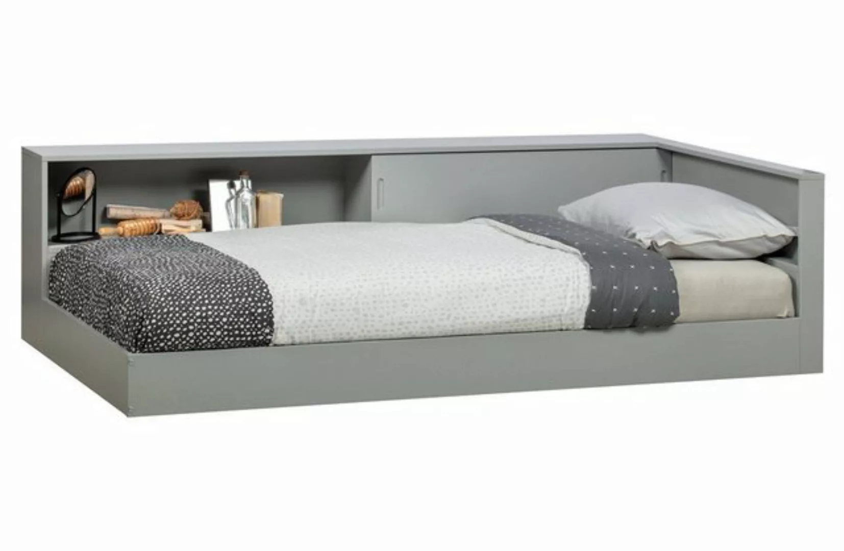 WOOOD Kinderbett Bett Connect- Kiefer Beton Grau, FSC®-zertifiziert, Made i günstig online kaufen