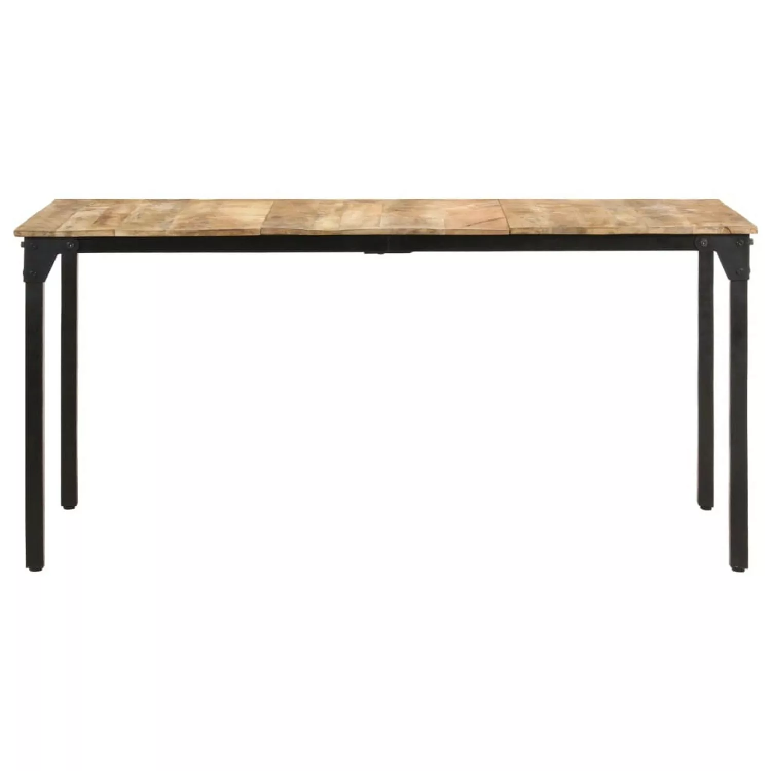 vidaXL Esstisch 160x80x76 cm Raues Mangoholz mit natürlichem Finish günstig online kaufen