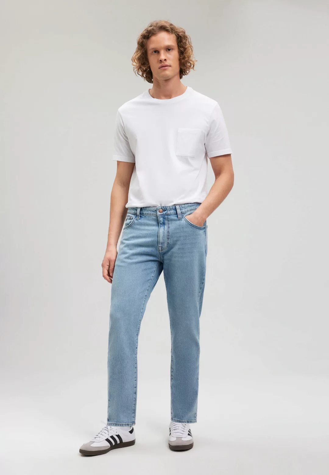 Mavi Weite Jeans "MILAN", Slim Tapered Leg Pants günstig online kaufen