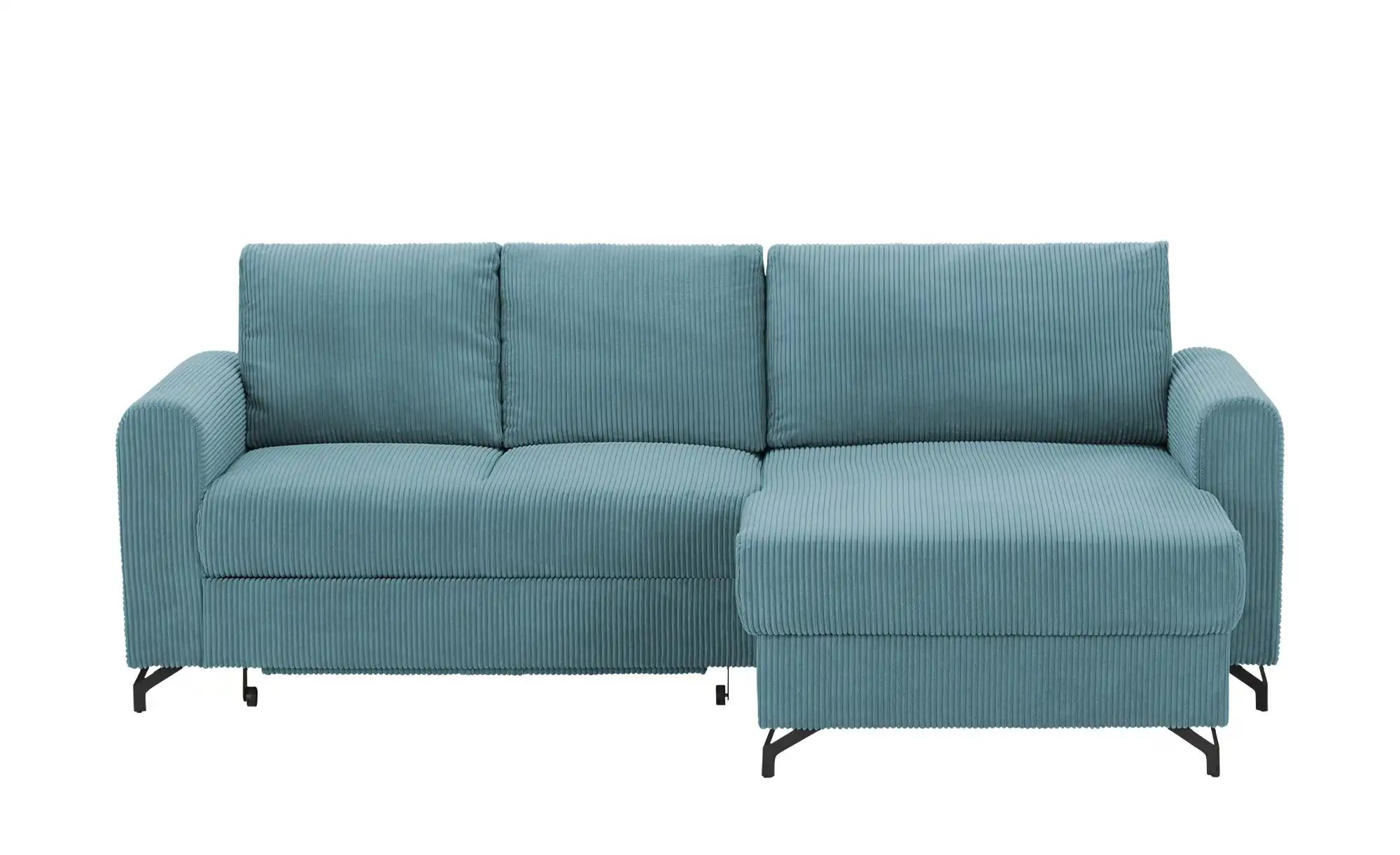 uno Ecksofa Cord Latina ¦ blau ¦ Maße (cm): B: 232 H: 110 T: 156.0 Polsterm günstig online kaufen