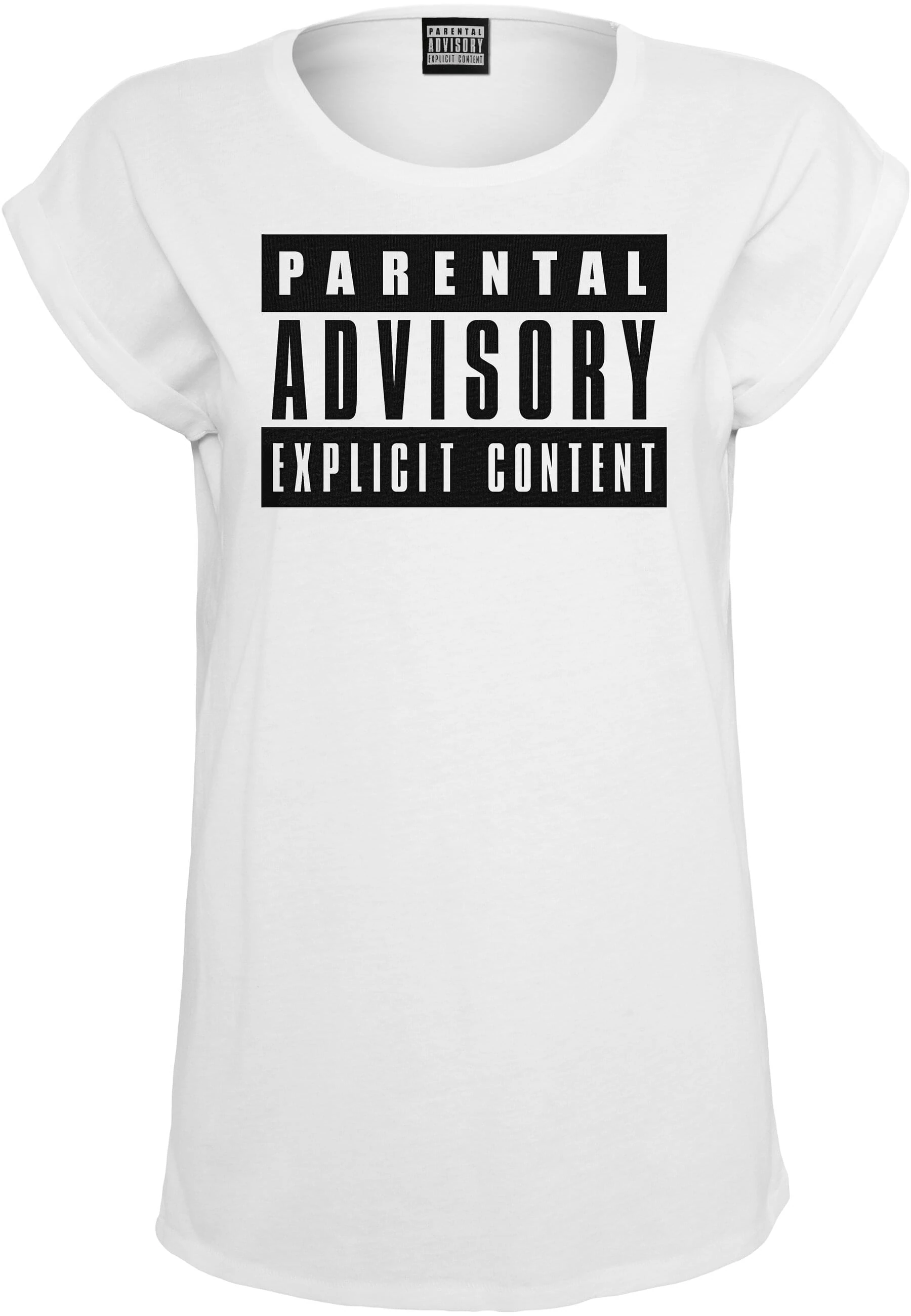 MisterTee T-Shirt "MisterTee Damen Ladies Parental Advisory Tee" günstig online kaufen