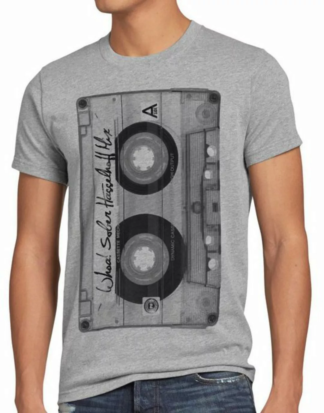 style3 Print-Shirt Herren T-Shirt DJ Kassetten fotodruck mc musik disco 80e günstig online kaufen
