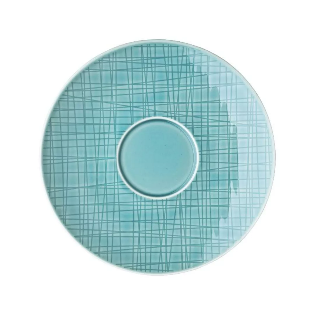 Rosenthal Mesh Aqua Mesh Colours Aqua Suppen-Untertasse 18 cm (blau) günstig online kaufen