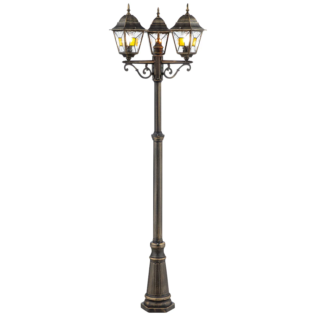 Brilliant Außen-Stehlampe "Janel", 3 flammig, Leuchtmittel E27  ohne Leucht günstig online kaufen