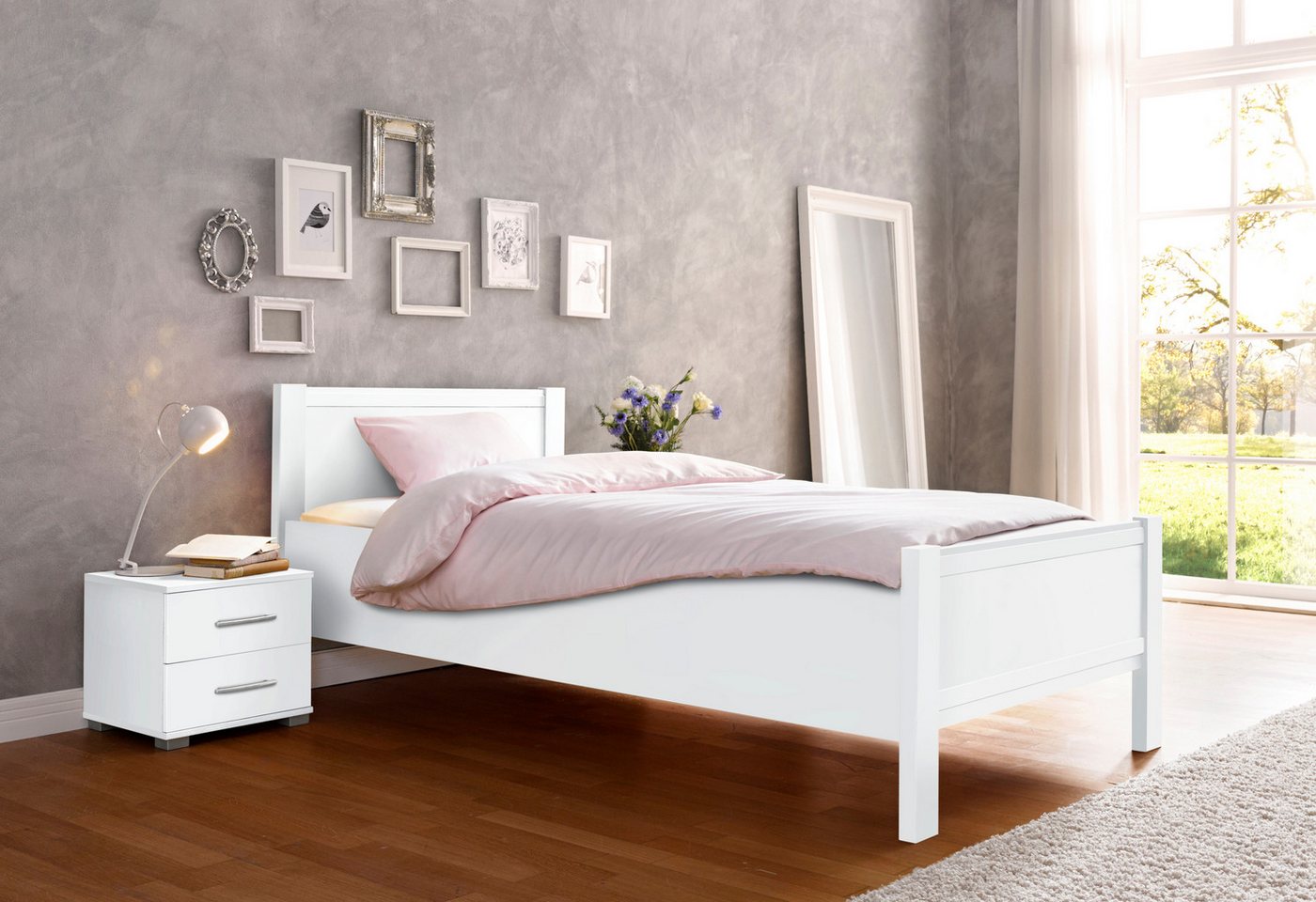 priess Bett "Husum Schlafzimmer Jugendzimmer Rahmenbett", mit Komforthöhe v günstig online kaufen