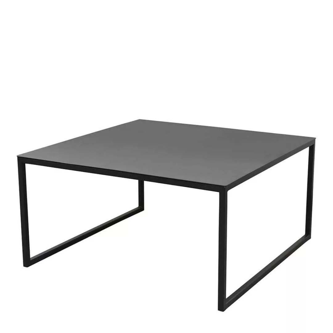 Designcouchtisch aus Stahl quadratischer Tischplatte günstig online kaufen