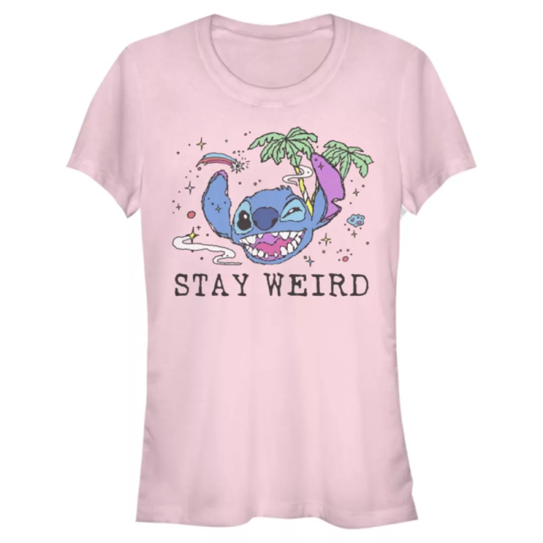 Disney - Lilo & Stitch - Stitch Trippy - Frauen T-Shirt günstig online kaufen