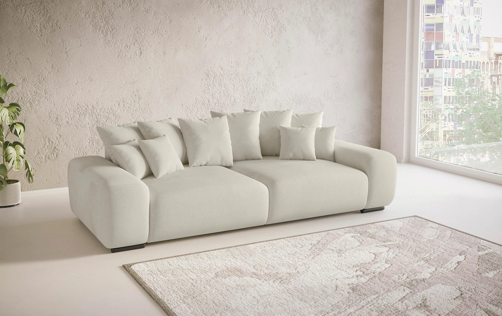 Home affaire Big-Sofa »Glamour II«, Dauerschläfer mit Hygiene-Topper bis 14 günstig online kaufen