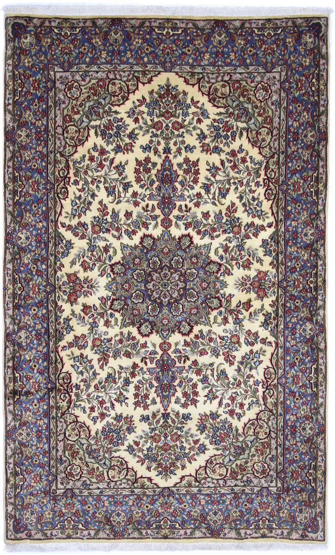 morgenland Wollteppich »Rafsanjan Teppich handgeknüpft beige«, rechteckig günstig online kaufen