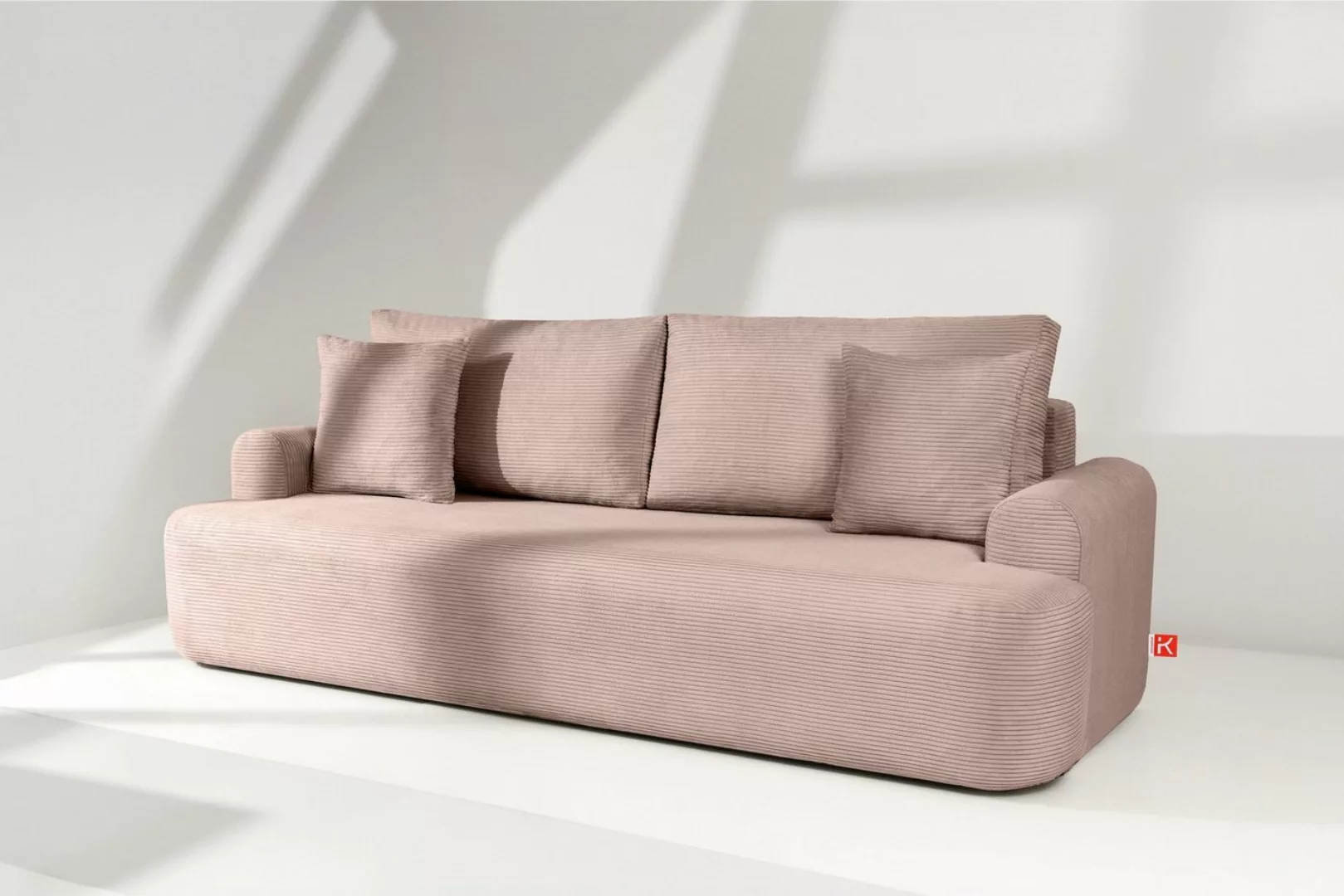 KONSIMO 3-Sitzer Schlafsofa ELPHO 3-Personen, mit Schlaffunktion, hergestel günstig online kaufen