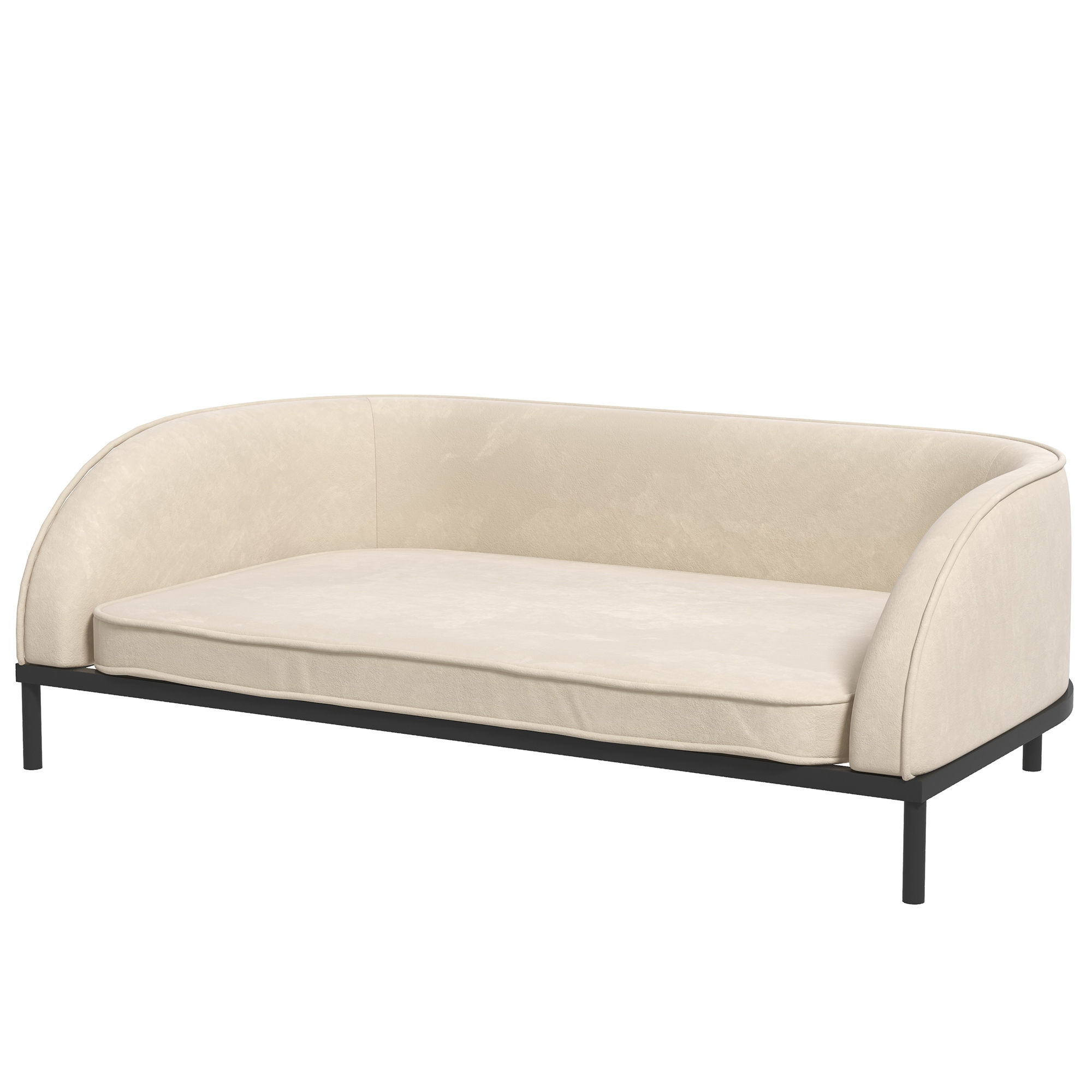 PawHüt Hundesofa erhöhtes Bett für Hunde 101,5 x 62 x 34,5 cm abnehmbarer K günstig online kaufen