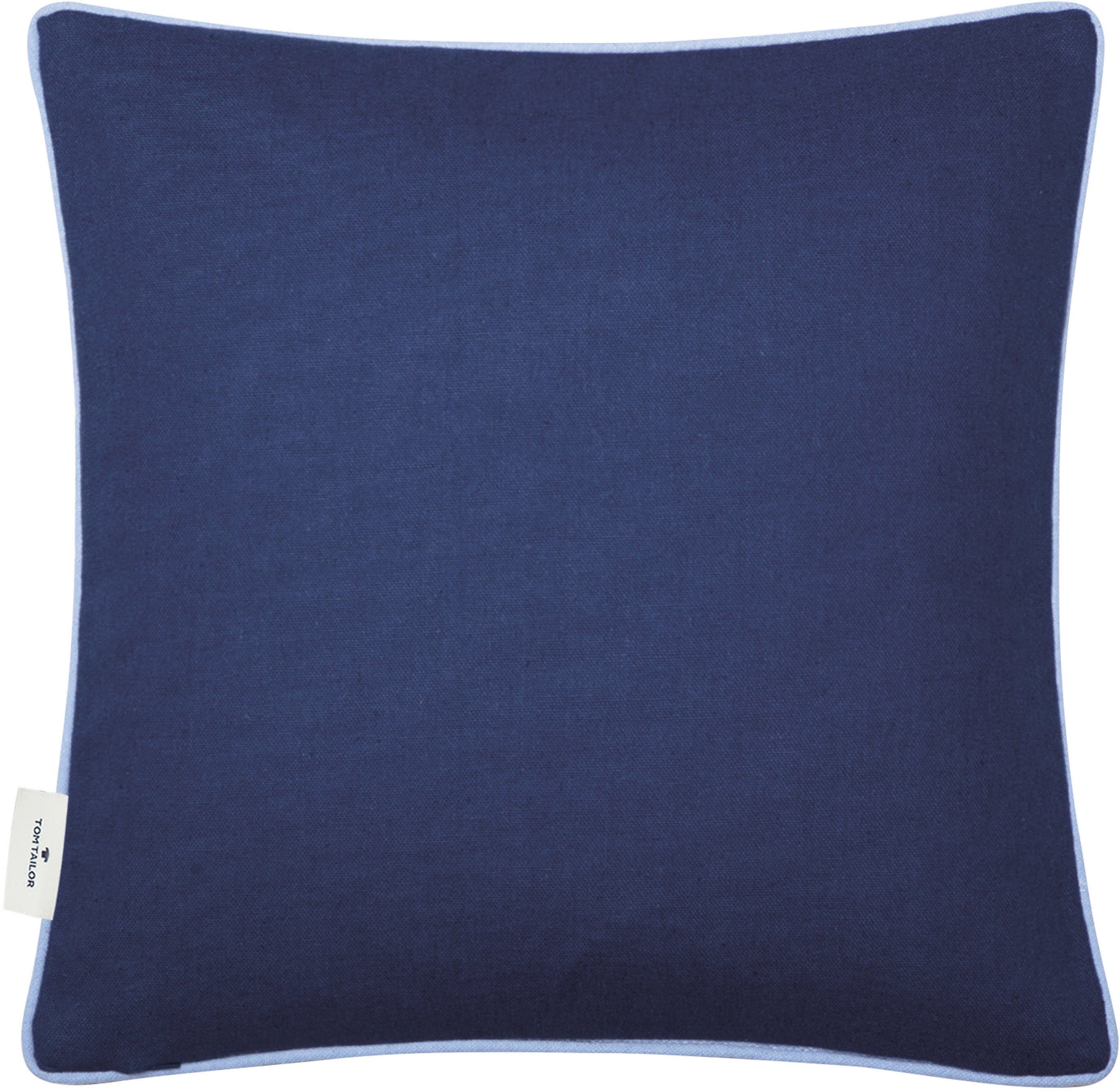 TOM TAILOR HOME Dekokissen »Dove Signature«, mit Paspel, Kissenhülle ohne F günstig online kaufen