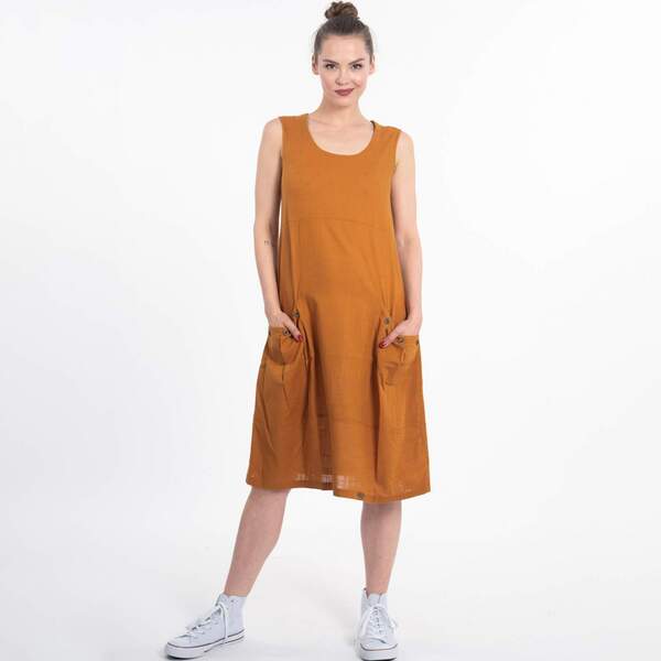 Kleid Dorothe Aus Bio Gots Baumwolle Slub D-1735 günstig online kaufen