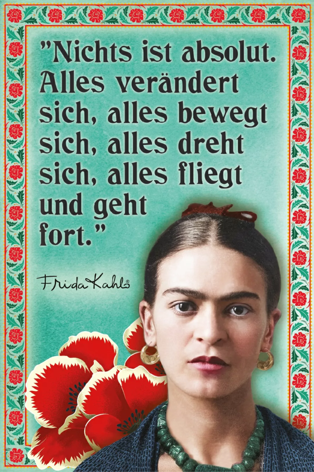 LuckyLinde Wanddekoobjekt "Frida Kahlo - Nichts ist absolut", (1 St.), Exkl günstig online kaufen