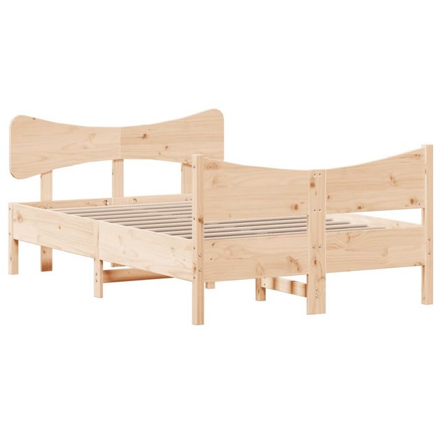 vidaXL Bett Massivholzbett ohne Matratze 120x200 cm Kiefernholz günstig online kaufen