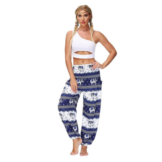 YRIIOMO Loungepants Yogahose, weite, lockere Haremshose, modische Urlaubskl günstig online kaufen