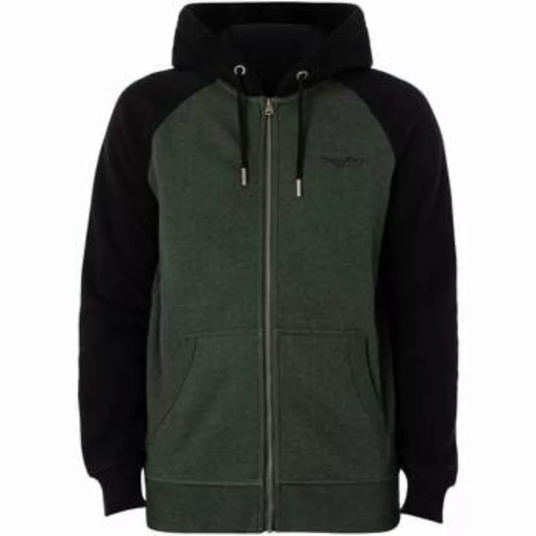 Superdry  Sweatshirt Unverzichtbarer Baseball-Kapuzenpullover mit Reißversc günstig online kaufen