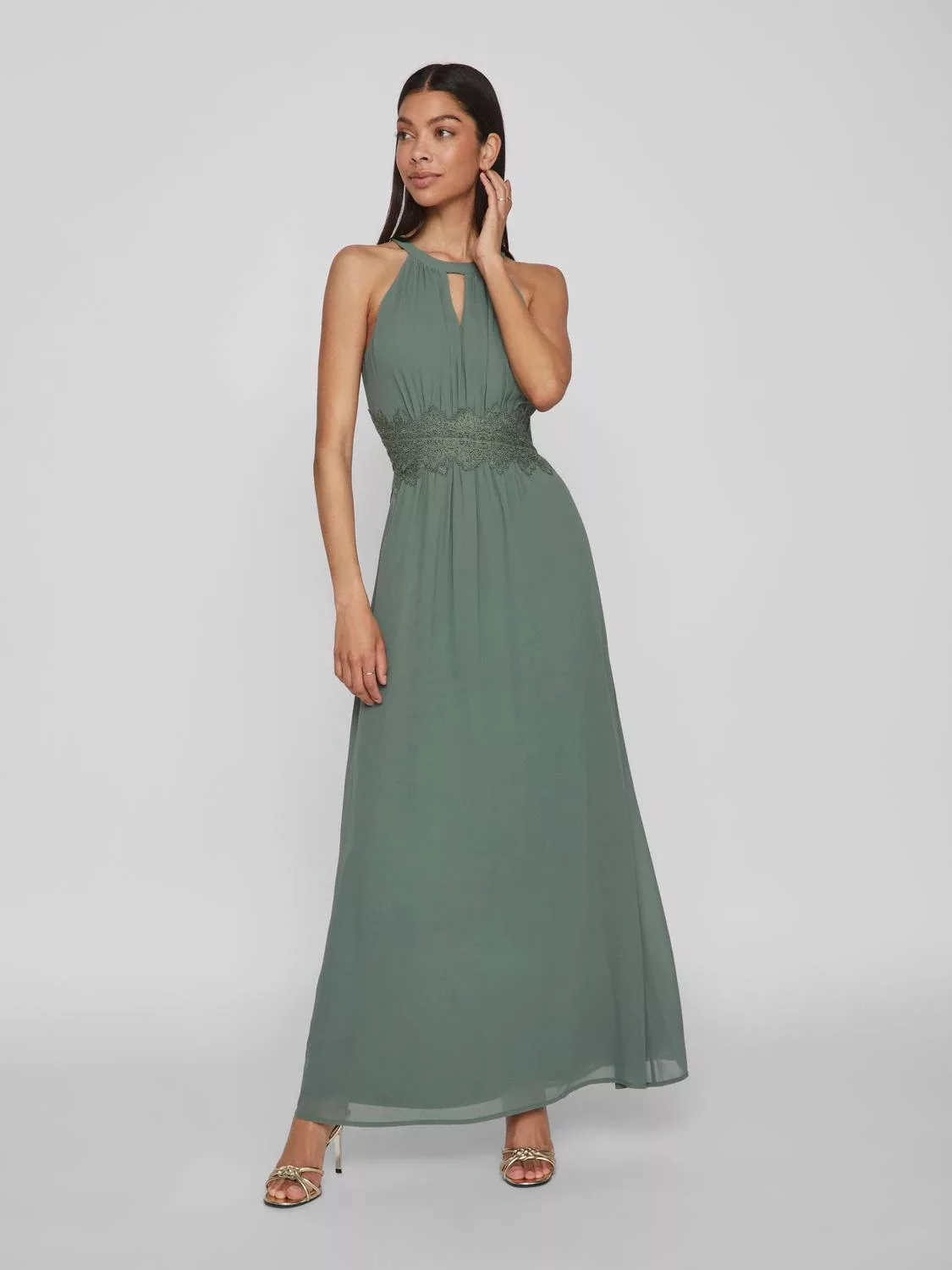 Vila Maxikleid VIMILINA HALTERNECK MAXI DRESS - NOOS günstig online kaufen