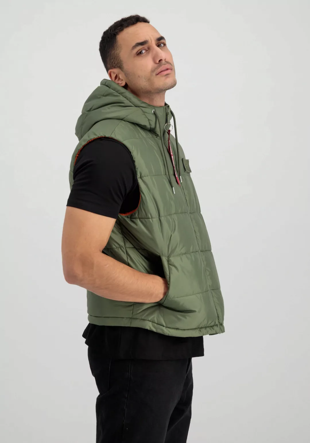 Alpha Industries Blouson "ALPHA INDUSTRIES Men - Vests Hooded Puffer Vest F günstig online kaufen