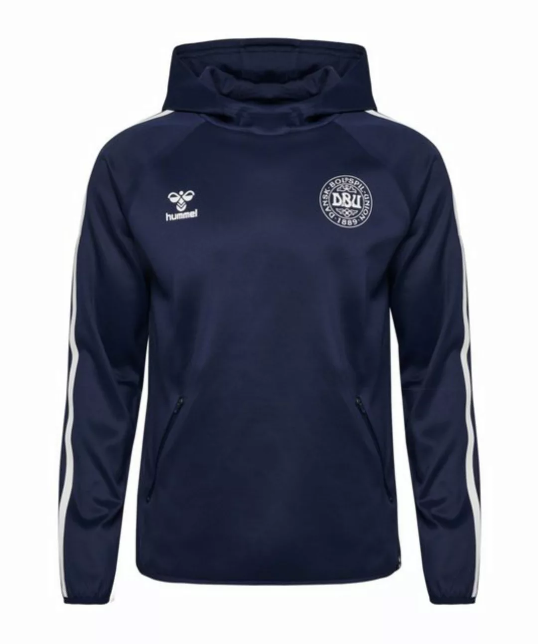 hummel Sweatshirt Dänemark Travel Hoody EM 2024 günstig online kaufen