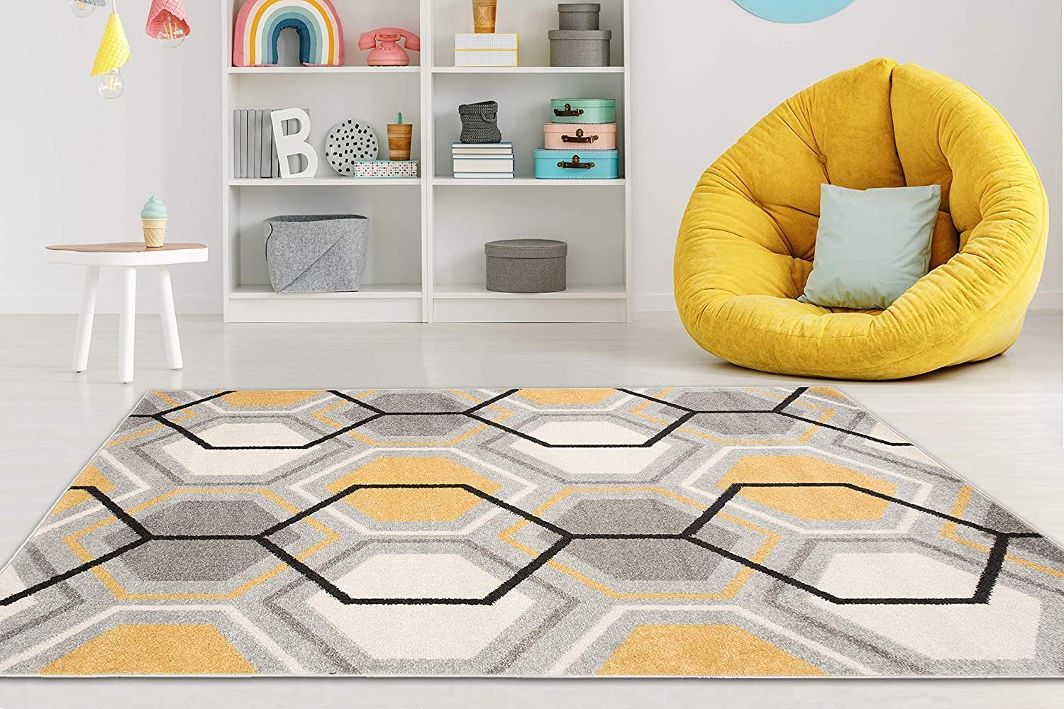 Mazovia Teppich LAZUR_Geometric, 120x170, Geometrisch, Modern, günstig online kaufen