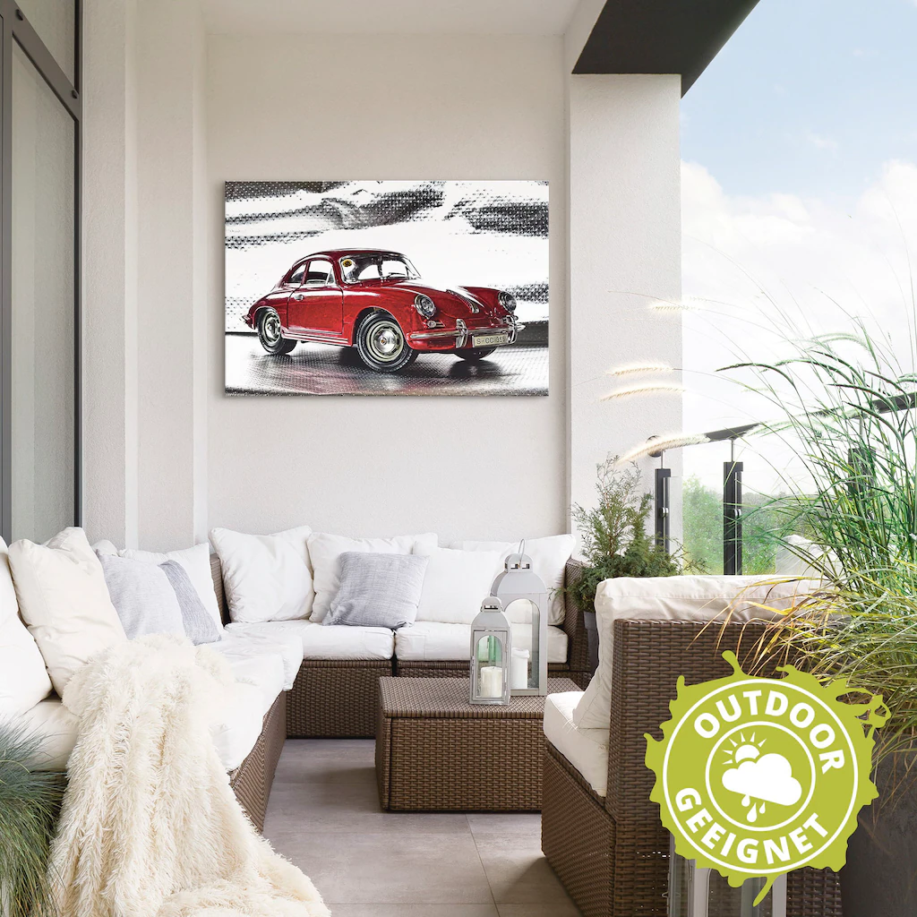 Artland Wandbild "Klassiker - Der Porsche 356", Auto, (1 St.), als Alubild, günstig online kaufen