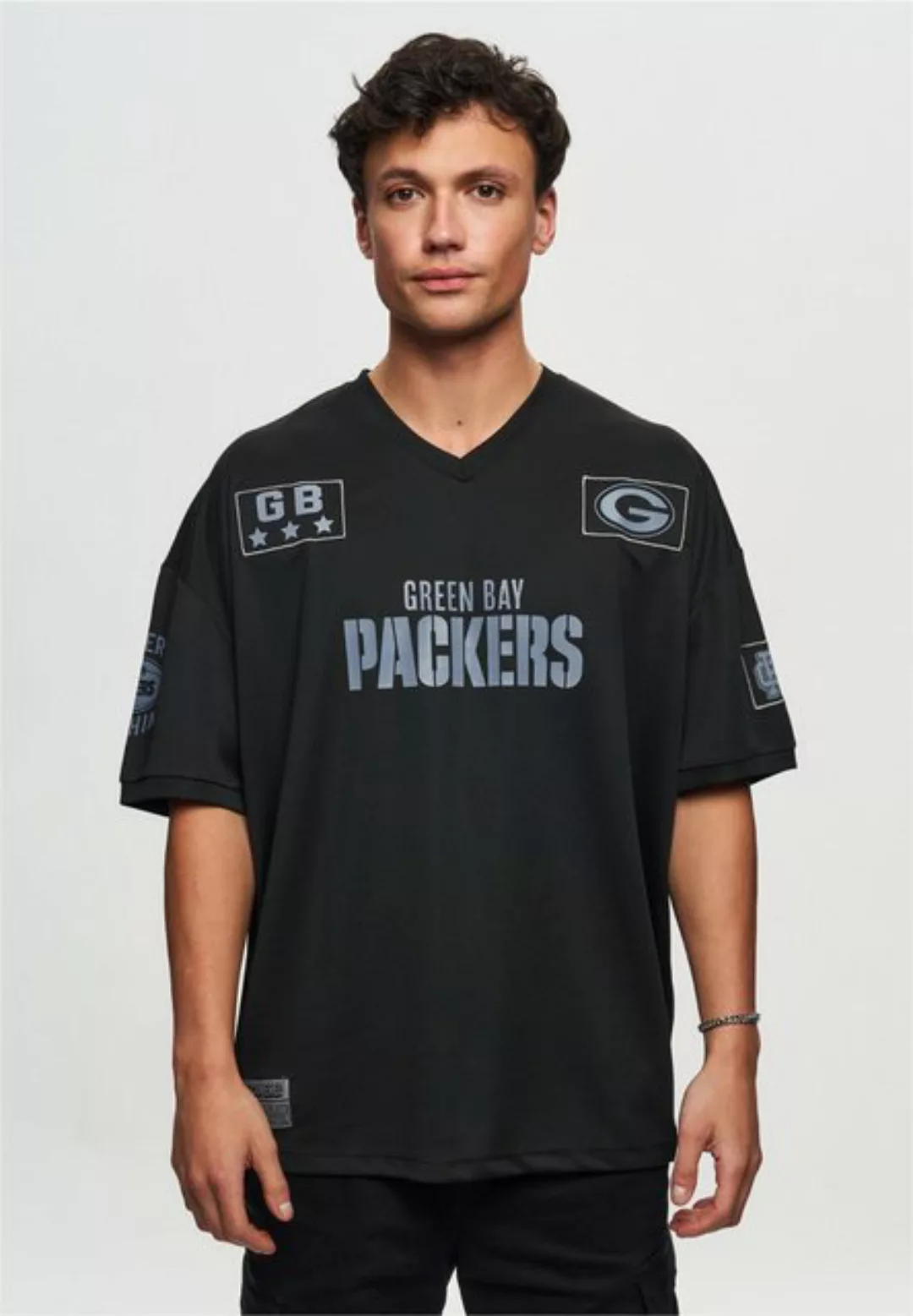 Recovered T-Shirt NFL Packers GB 19 Oversized (1-tlg) im lockeren Schnitt günstig online kaufen