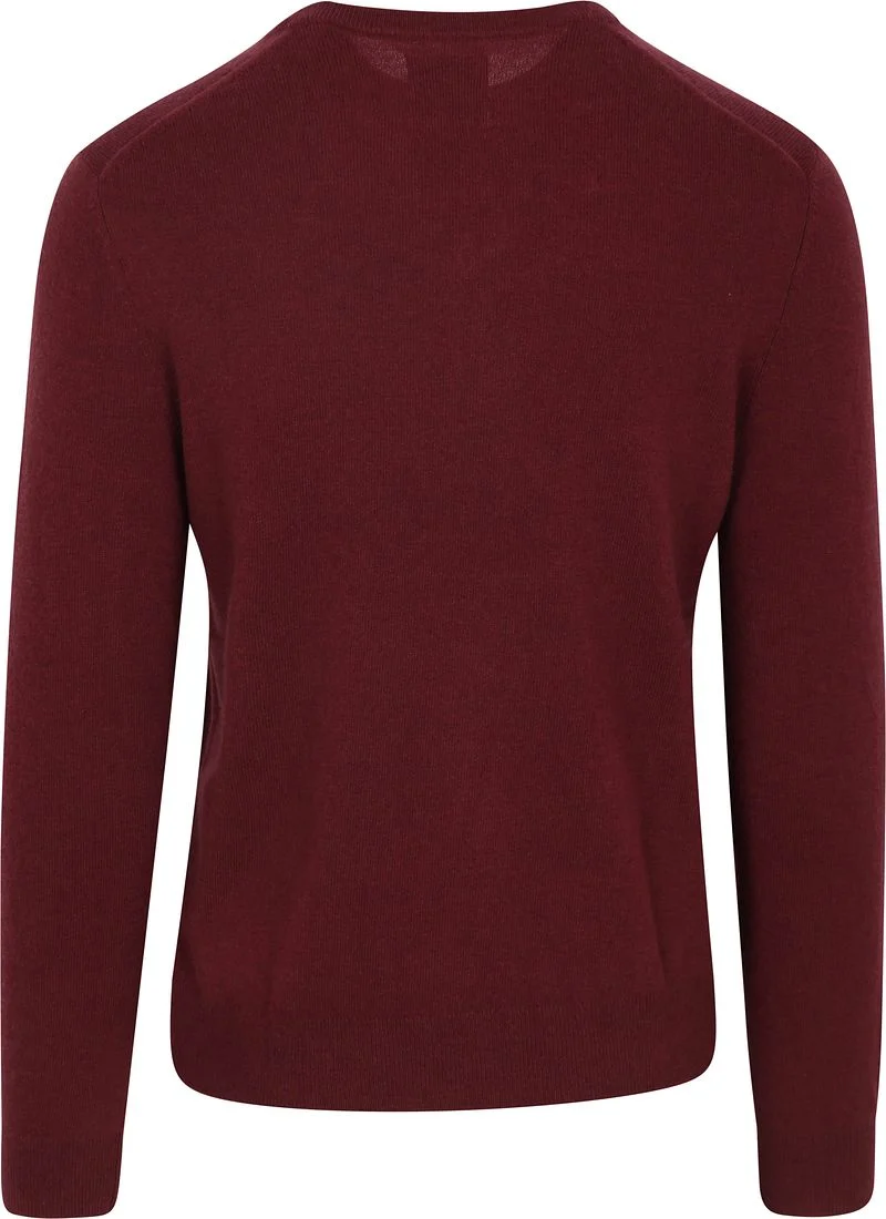 Gant Pullover V-Ausschnitt Wool Blend Bordeaux - Größe L günstig online kaufen