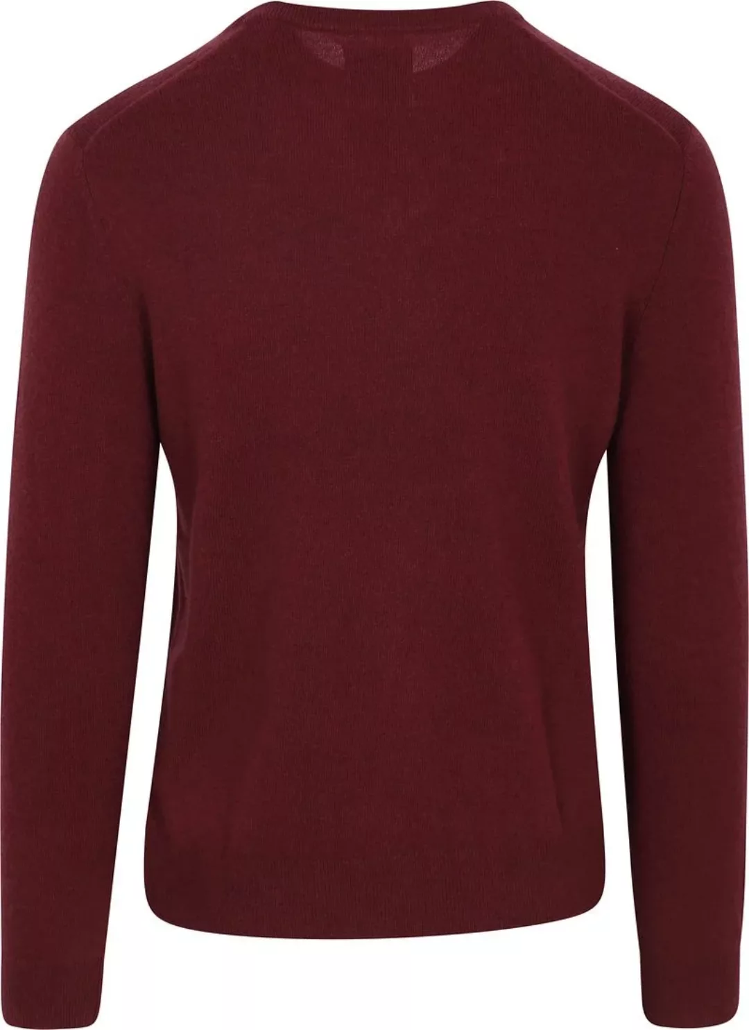 Gant Pullover V-Ausschnitt Wool Blend Bordeaux - Größe XL günstig online kaufen