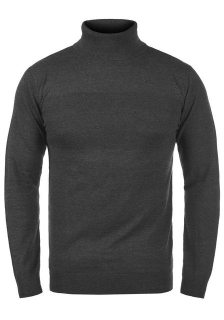 Indicode Rollkragenpullover IDErnetto Rollkragenpulli mit abgesetztem Stric günstig online kaufen