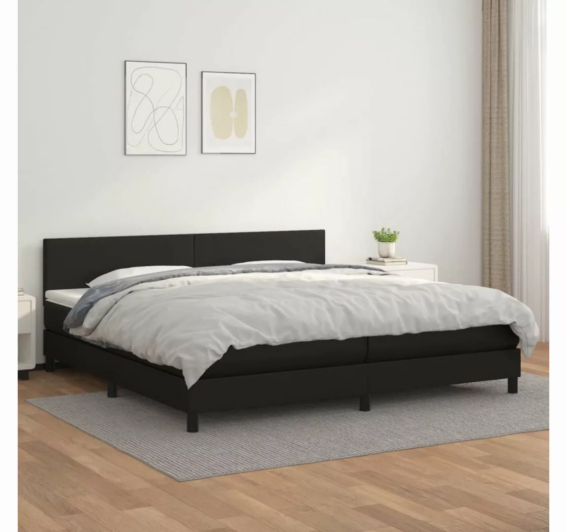 vidaXL Boxspringbett Bett Boxspringbett mit Matratze Kunstleder (200 x 200 günstig online kaufen