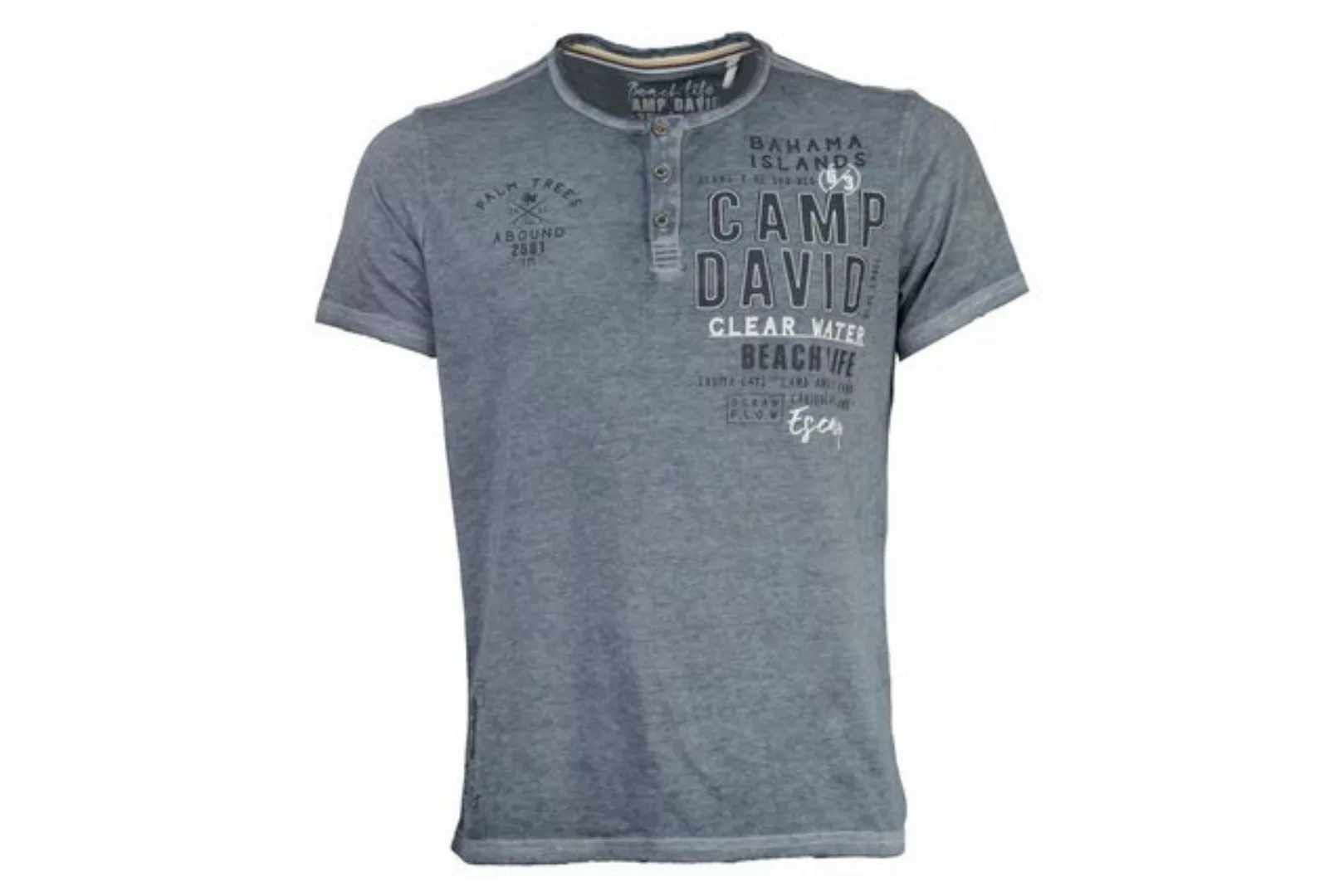 CAMP DAVID T-Shirt Henley-Shirt günstig online kaufen