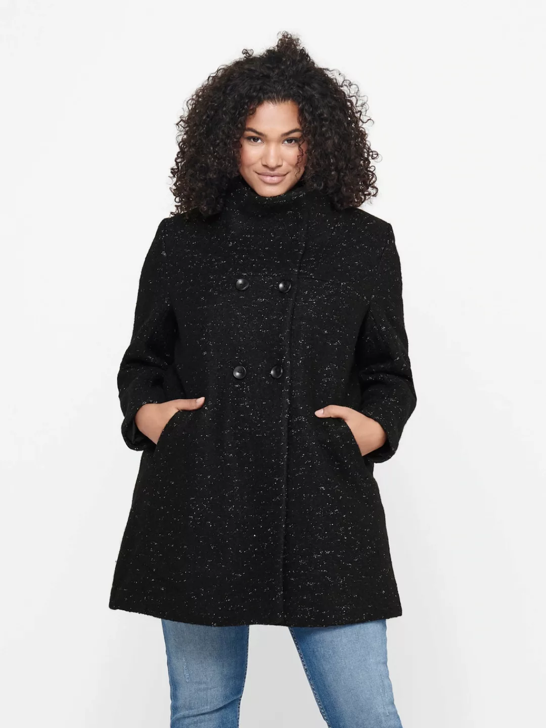 ONLY CARMAKOMA Kurzmantel "CARNEWSOPHIA WOOL COAT OTW" günstig online kaufen