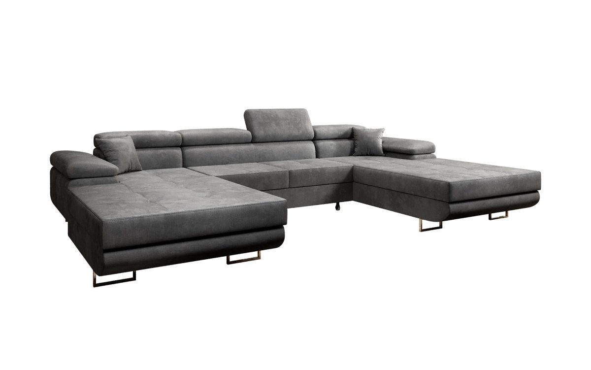 Luxusbetten24 Schlafsofa Designer Sofa Calvera U, günstig online kaufen