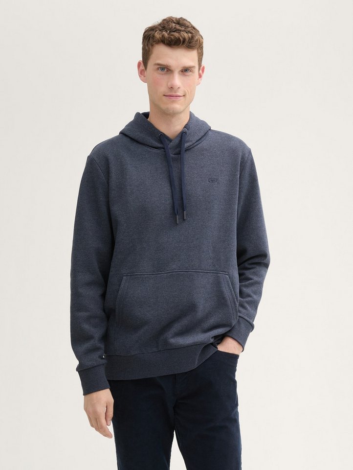 TOM TAILOR Sweatshirt Hoodie in Melange Optik günstig online kaufen