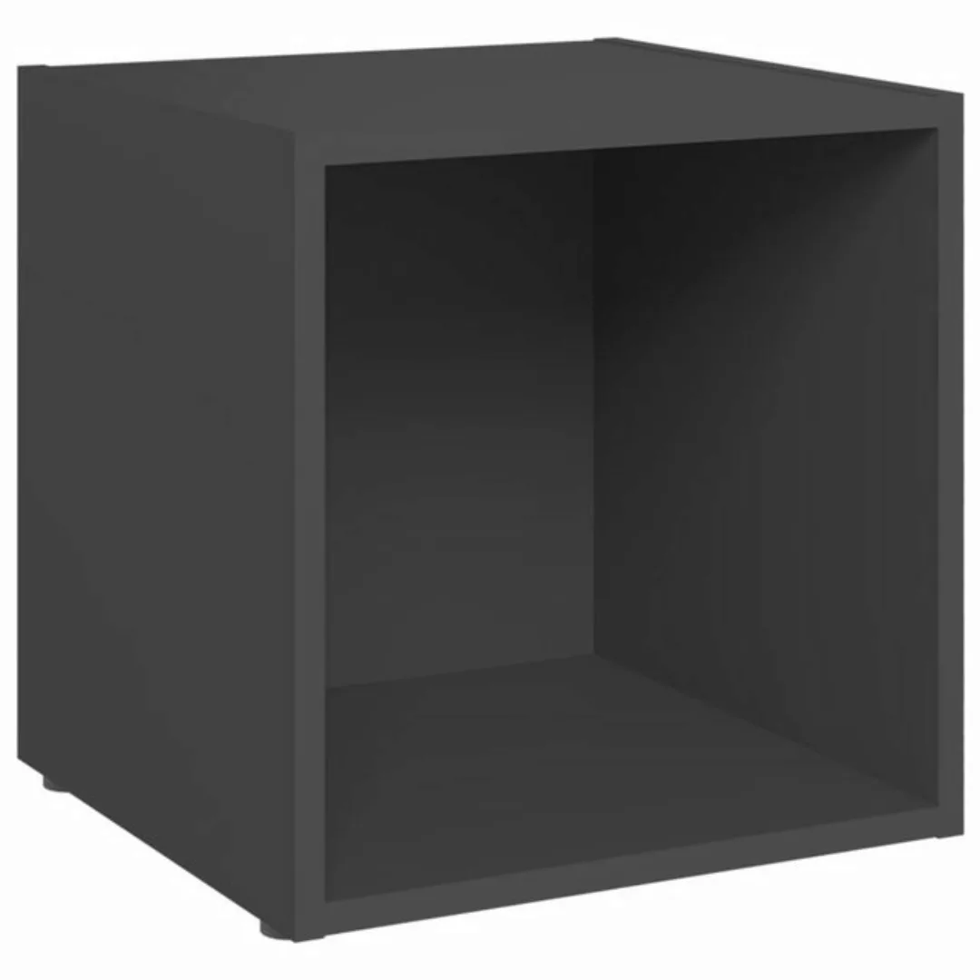 vidaXL TV-Schrank TV-Schrank Grau 37x35x37 cm Spanplatte Lowboard günstig online kaufen