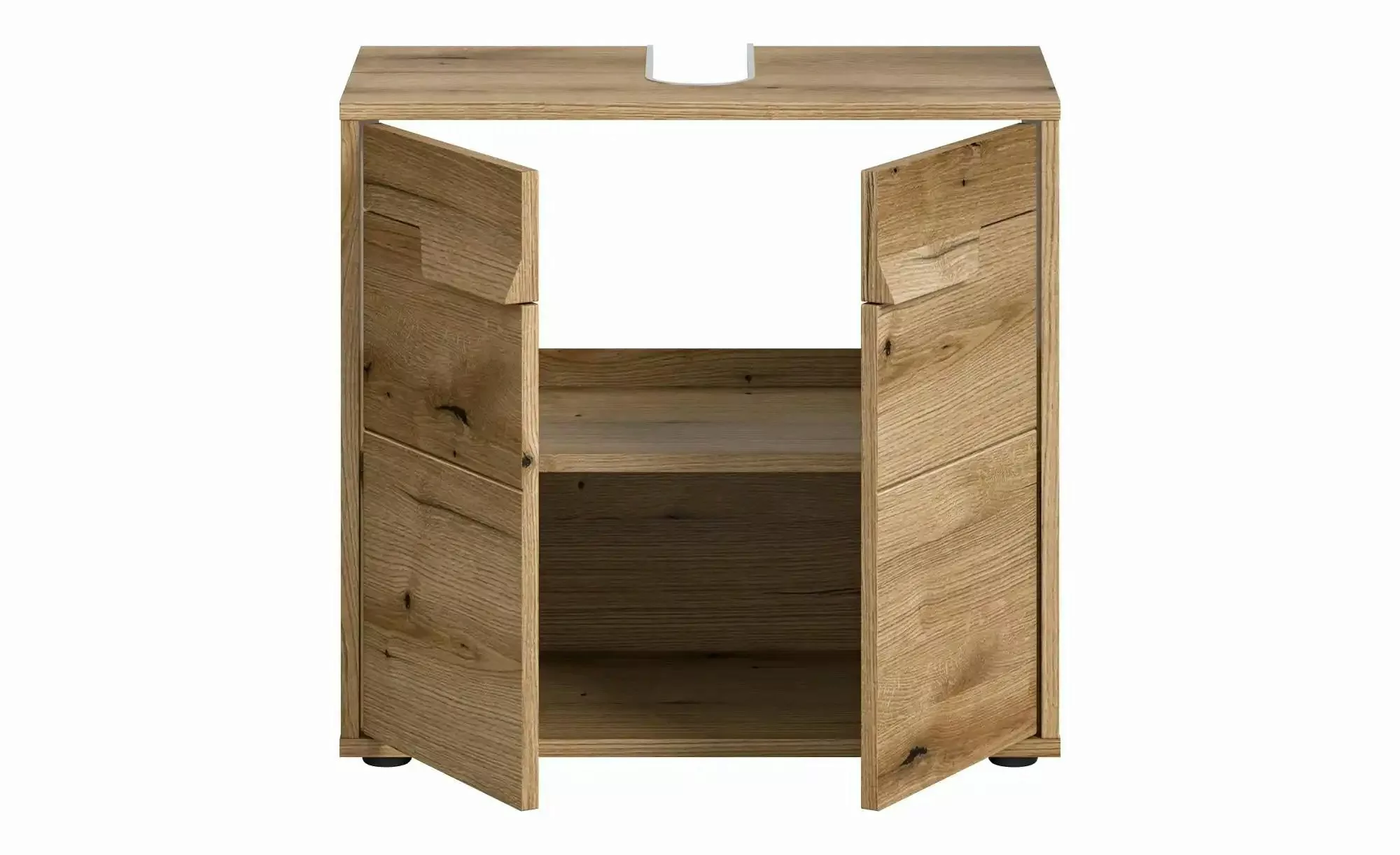 xonox.home Waschbeckenunterschrank in Evoke Oak, Spannplatte/MDF - 64x60x34 günstig online kaufen