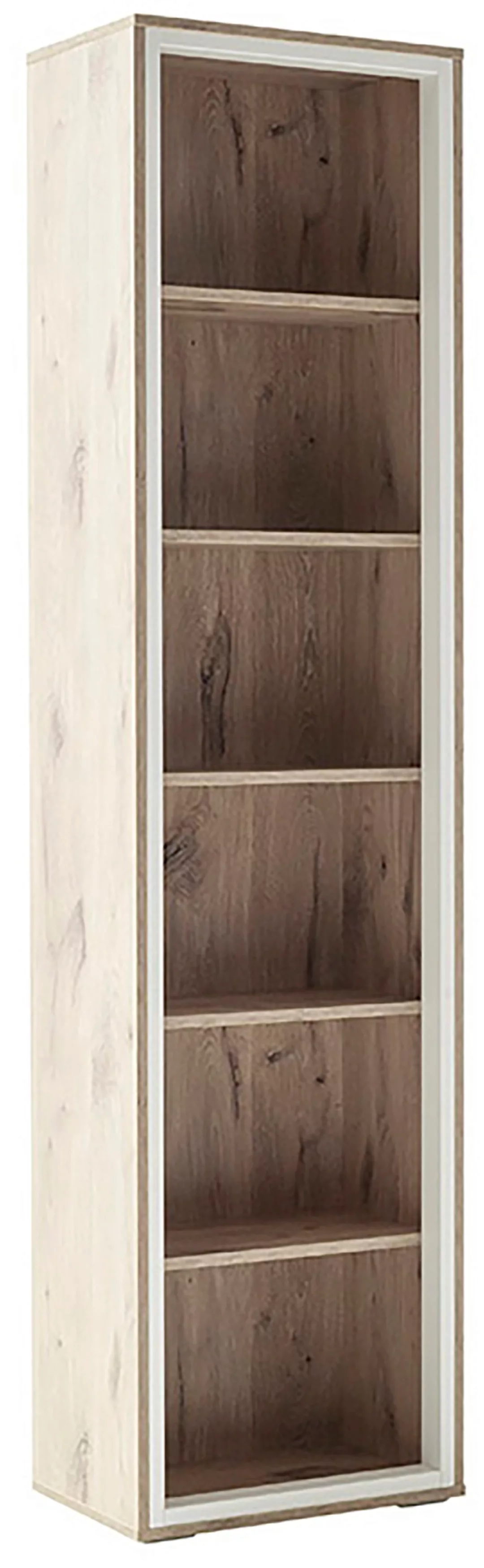 MCA furniture Vitrine "SANTERNO", 6 Fächer, Regal, Korpus Beleuchtungsrahme günstig online kaufen