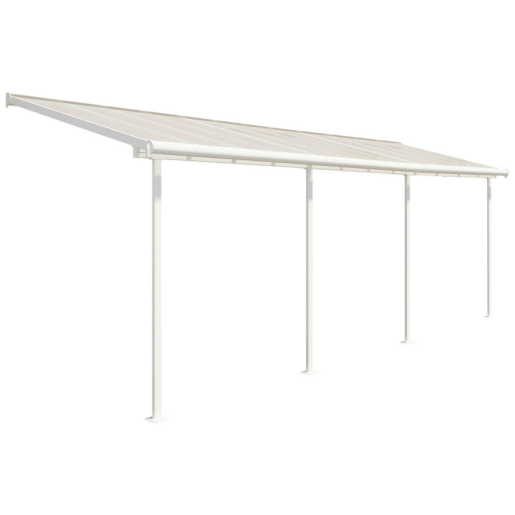 Palram Terrassendach Sierra 230 cm x 670 cm Weiß günstig online kaufen