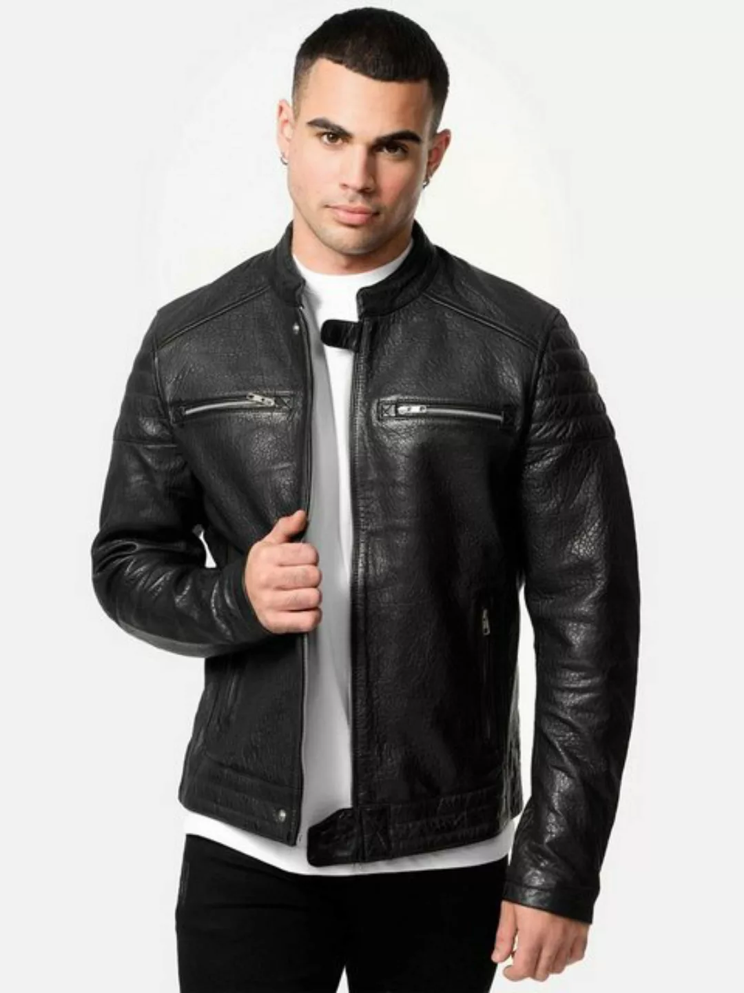 Tazzio Lederjacke A803 Herren Echtleder Leder Jacke günstig online kaufen