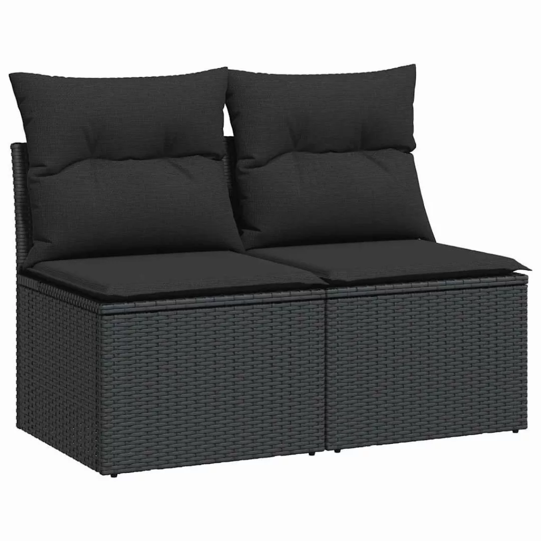 vidaXL Gartenlounge-Set 2-tlg. Garten-Sofagarnitur mit Kissen günstig online kaufen