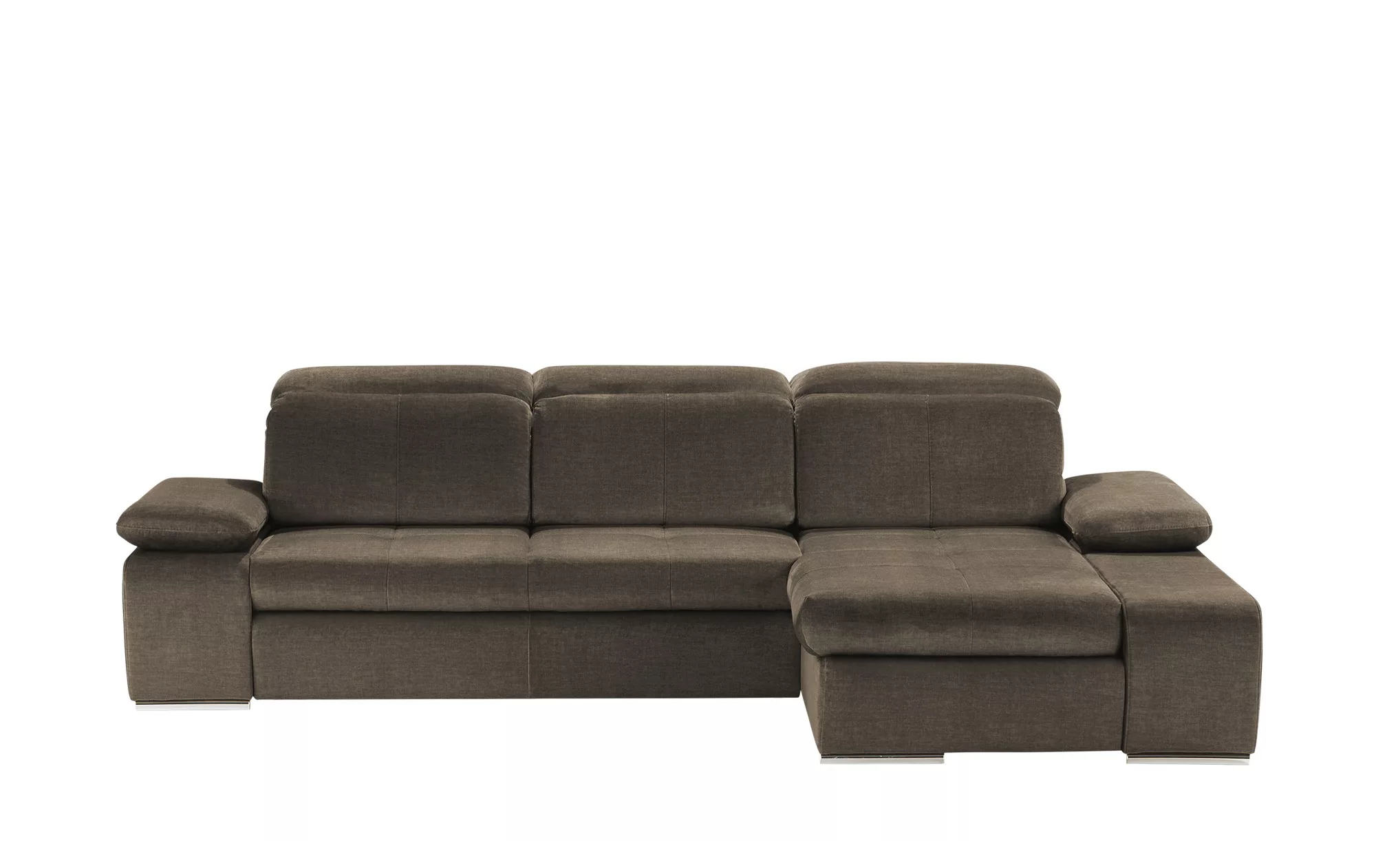 switch Ecksofa aus Mikrofaser Avilla ¦ braun ¦ Maße (cm): B: 285 H: 86 T: 1 günstig online kaufen