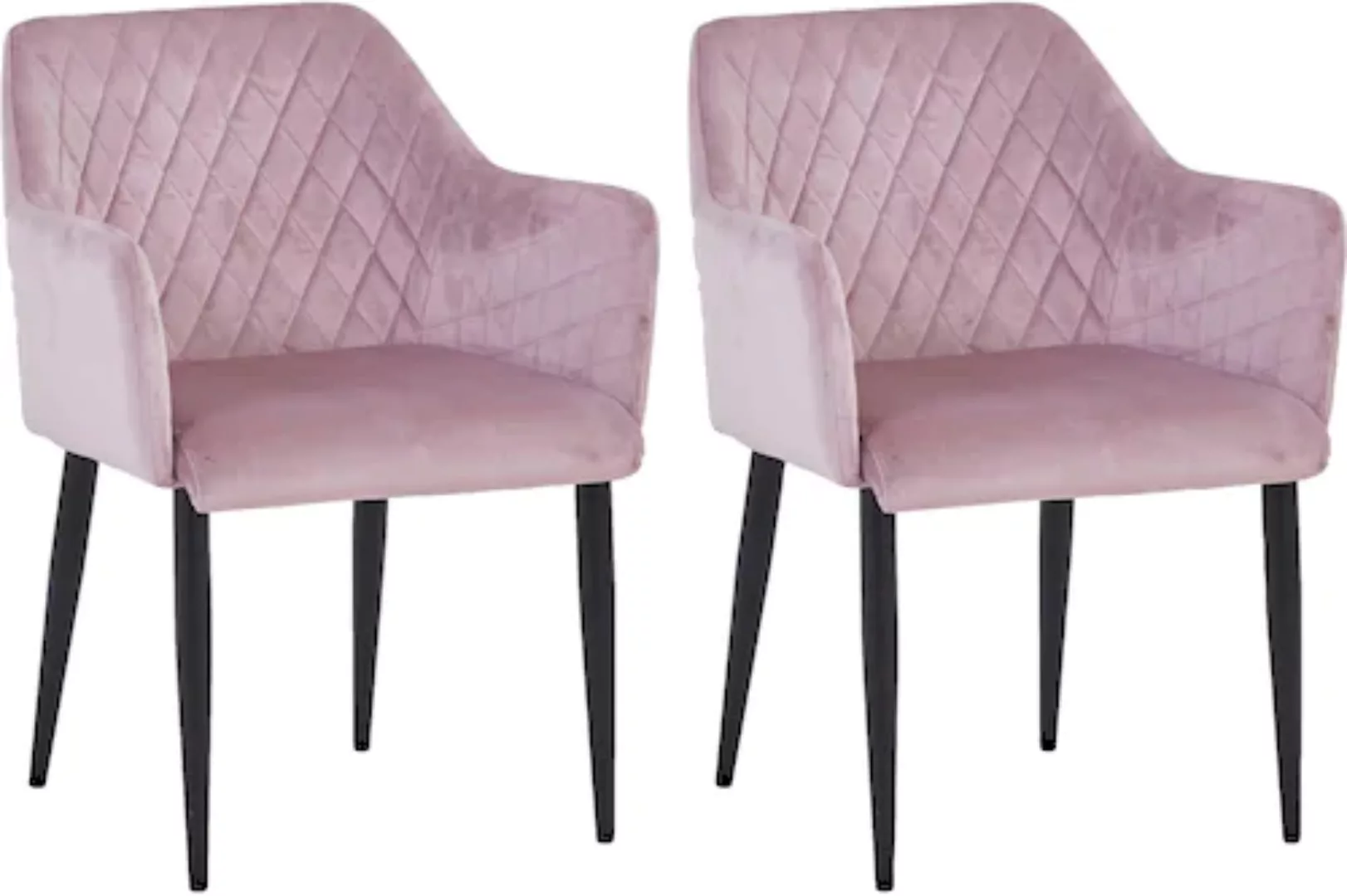 SIT Polsterstuhl "Sit&Chairs", (Set), 2 St., Samtstoff günstig online kaufen