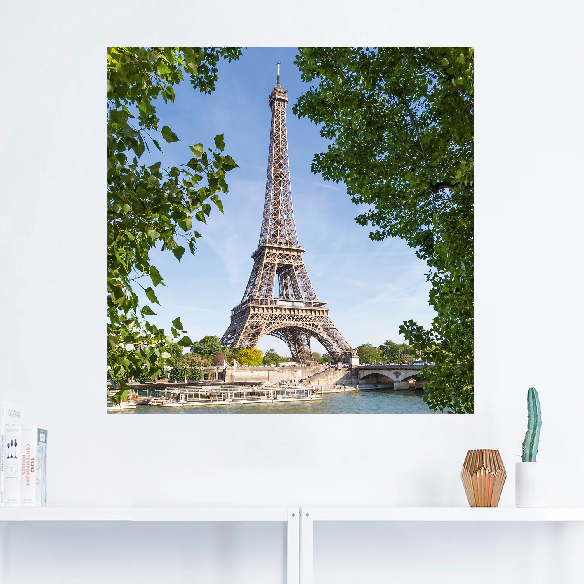 Artland Wandfolie »Paris Eiffelturm & Seine«, Paris, (1 St.), selbstklebend günstig online kaufen