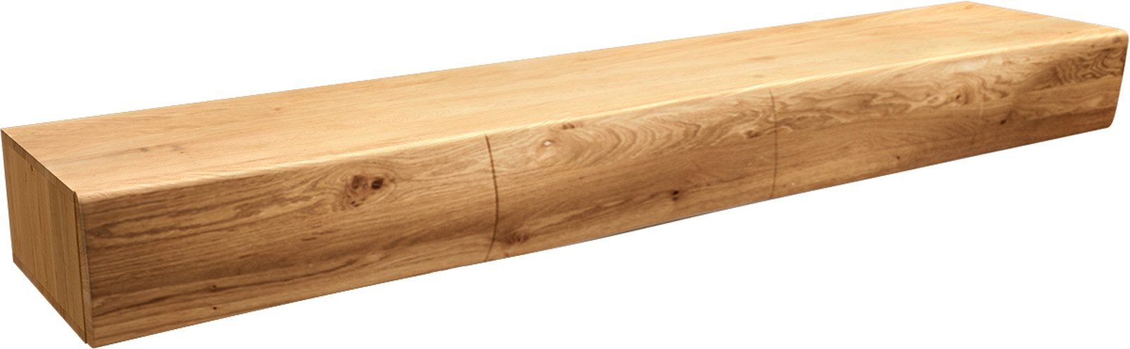 DELIFE Lowboard New, Live-Edge Eiche Natur günstig online kaufen