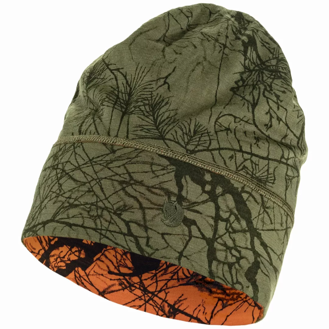 Fjaellraeven Lappland Beanie Green Camo/Orange Multi Camo günstig online kaufen