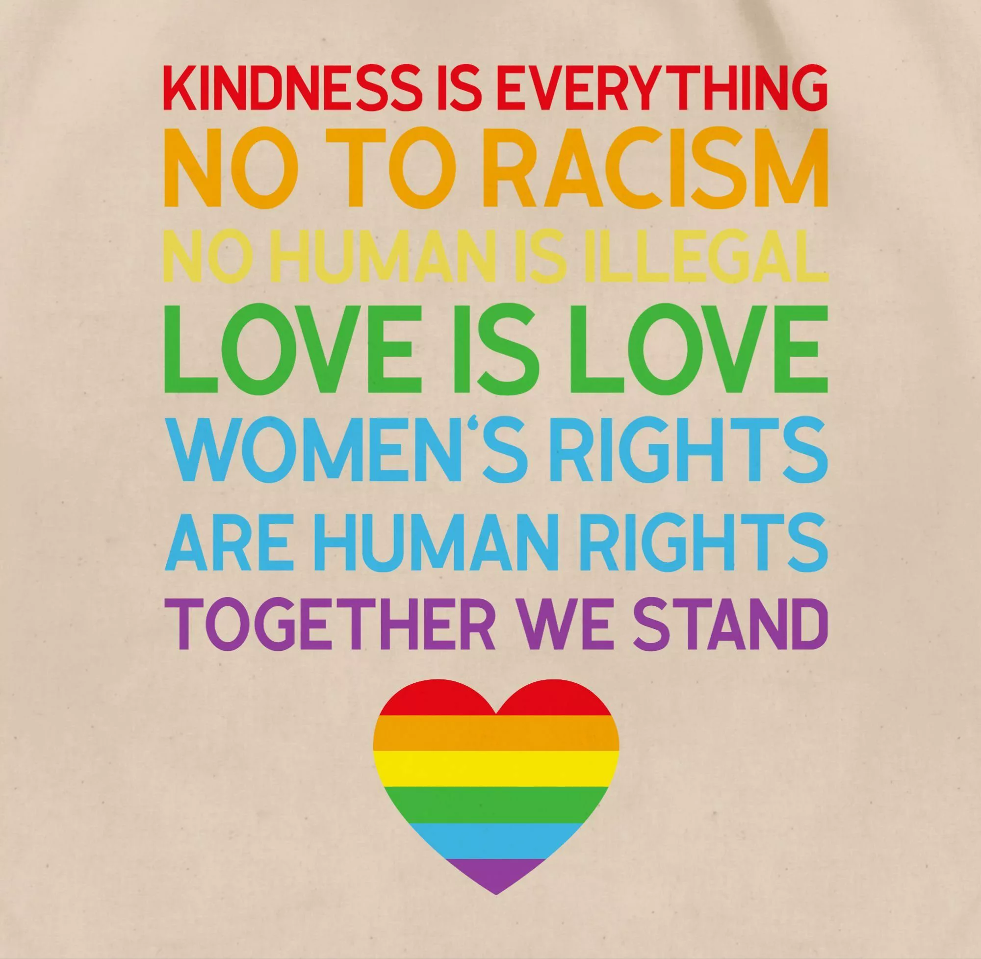 Shirtracer Turnbeutel Together We Stand – günstig online kaufen
