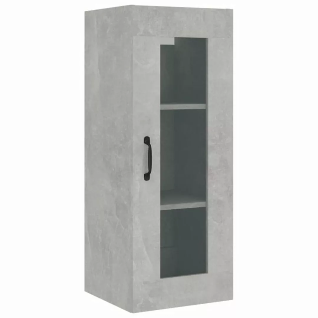 Vidaxl Hängeschrank Betongrau 34,5x34x90 Cm günstig online kaufen