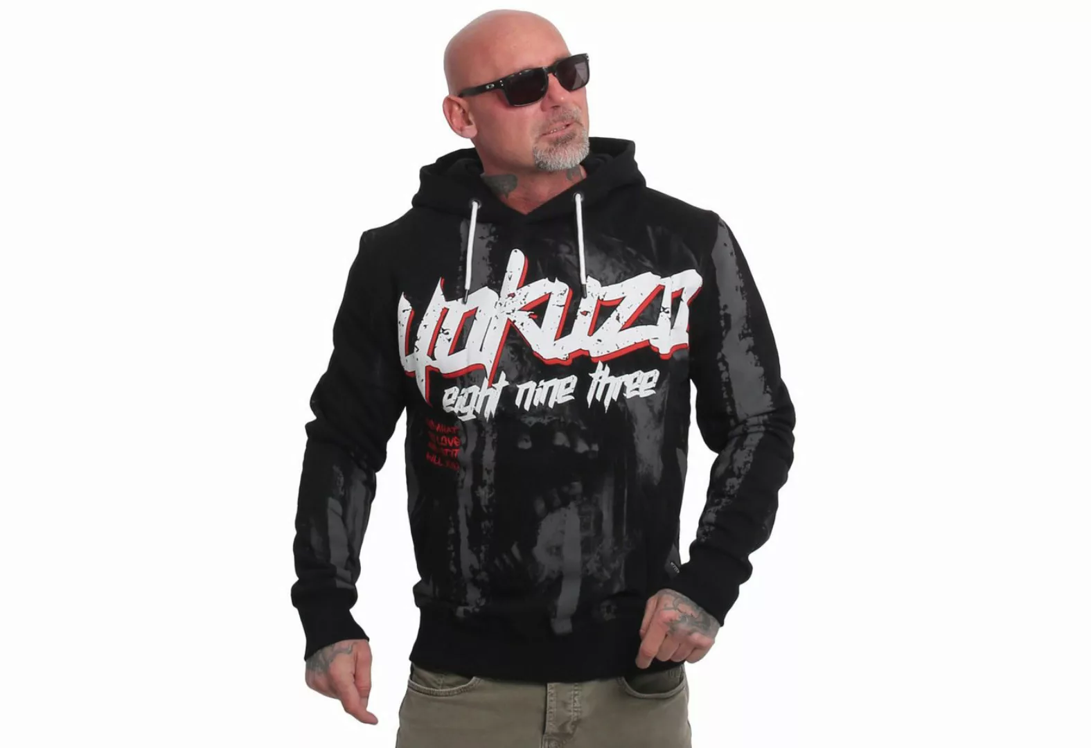 YAKUZA Hoodie Crashed Skull günstig online kaufen