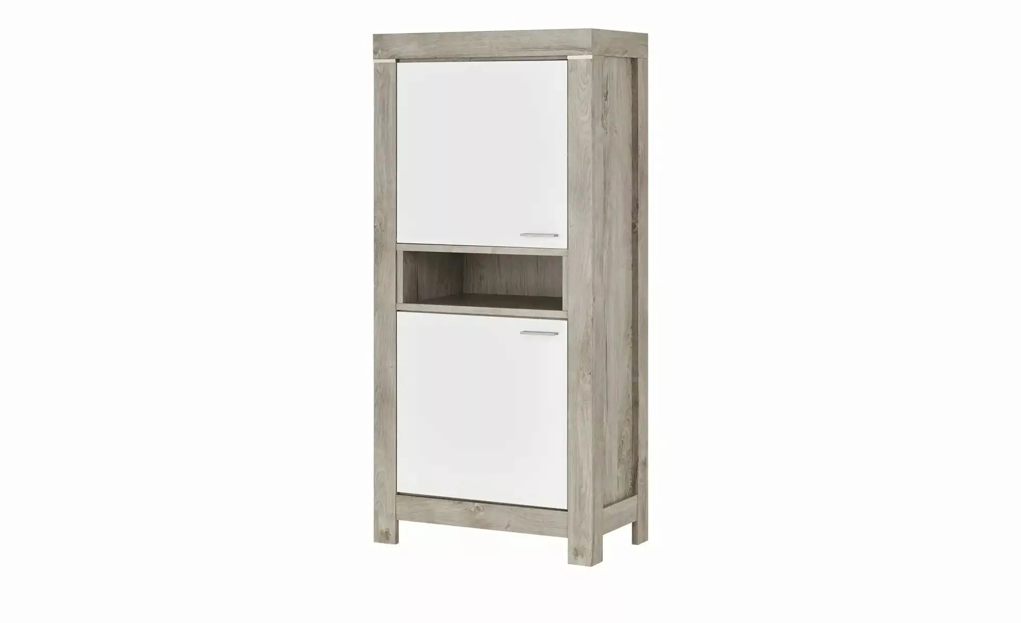 uno Highboard  Porto ¦ weiß ¦ Maße (cm): B: 76 H: 160 T: 42 Kommoden & Side günstig online kaufen